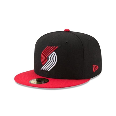 Portland Trail Blazers Gorra | New Era NBA 2tone 59fifty Fitted Cap Mexico - Negros